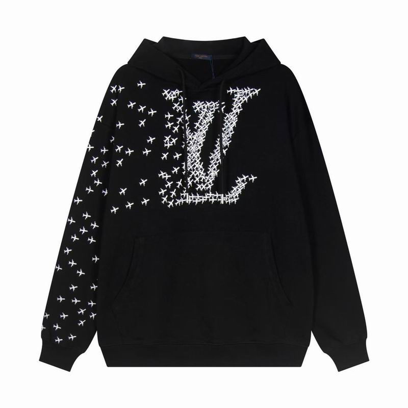 Louis Vuitton men hoodies-LV8116H